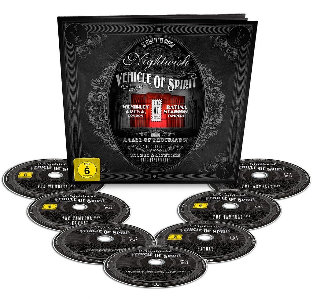 Nightwish – Vehicle Of Spirit (2016) – recenzja koncertowego arcydzieła symfonicznego metalu 2 Nightwish – Vehicle Of Spirit box w wydaniu 7 płyt CD i DVD