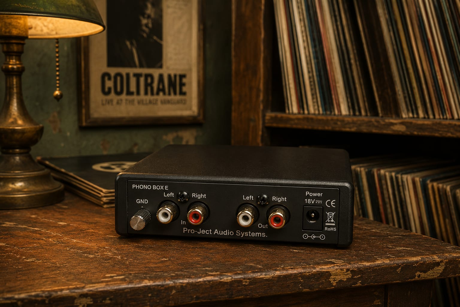 Najlepszy przedwzmacniacz phono do 500 zł – poradnik zakupu 2 Pro-Ject Phono Box E przedwzmacniacz phono do gramofonu