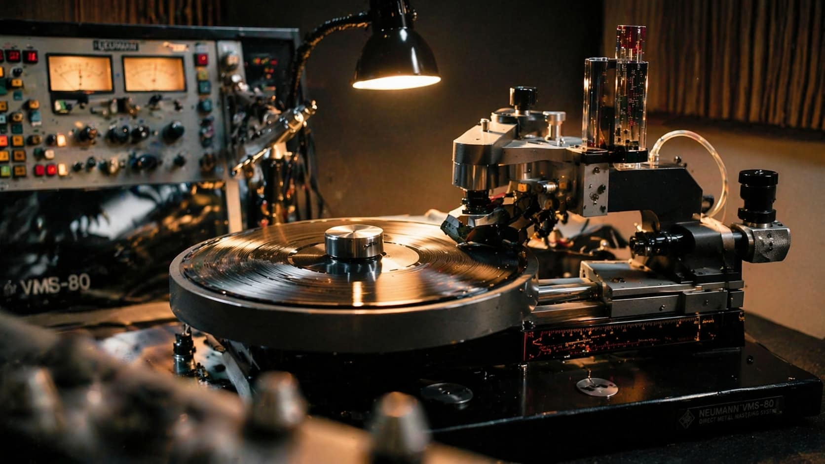 mastering pod winyl – nacinanie lakieru na tokarce Neumann VMS-80