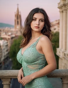 Plenerowa sesja kobieca – fotografia portretowa Lublin portret kobiety w zielonej sukni plener fotografia portretowa Lublin