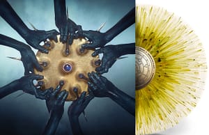 Epica Aspiral yellow splatter vinyl – transparentny winyl z żółtym promienistym efektem kolekcjonerskim