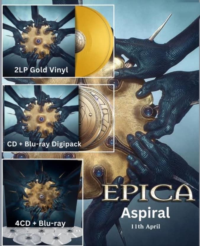 Epica – Aspiral: recenzja albumu redefiniującego symfoniczny metal 2 Epica - Aspiral okładki płyt